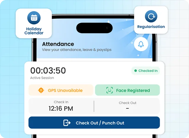 Employee attendance tracking with real-time insights