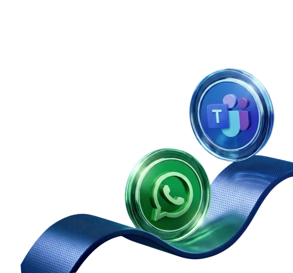 WhatsApp and Microsoft Teams integrations