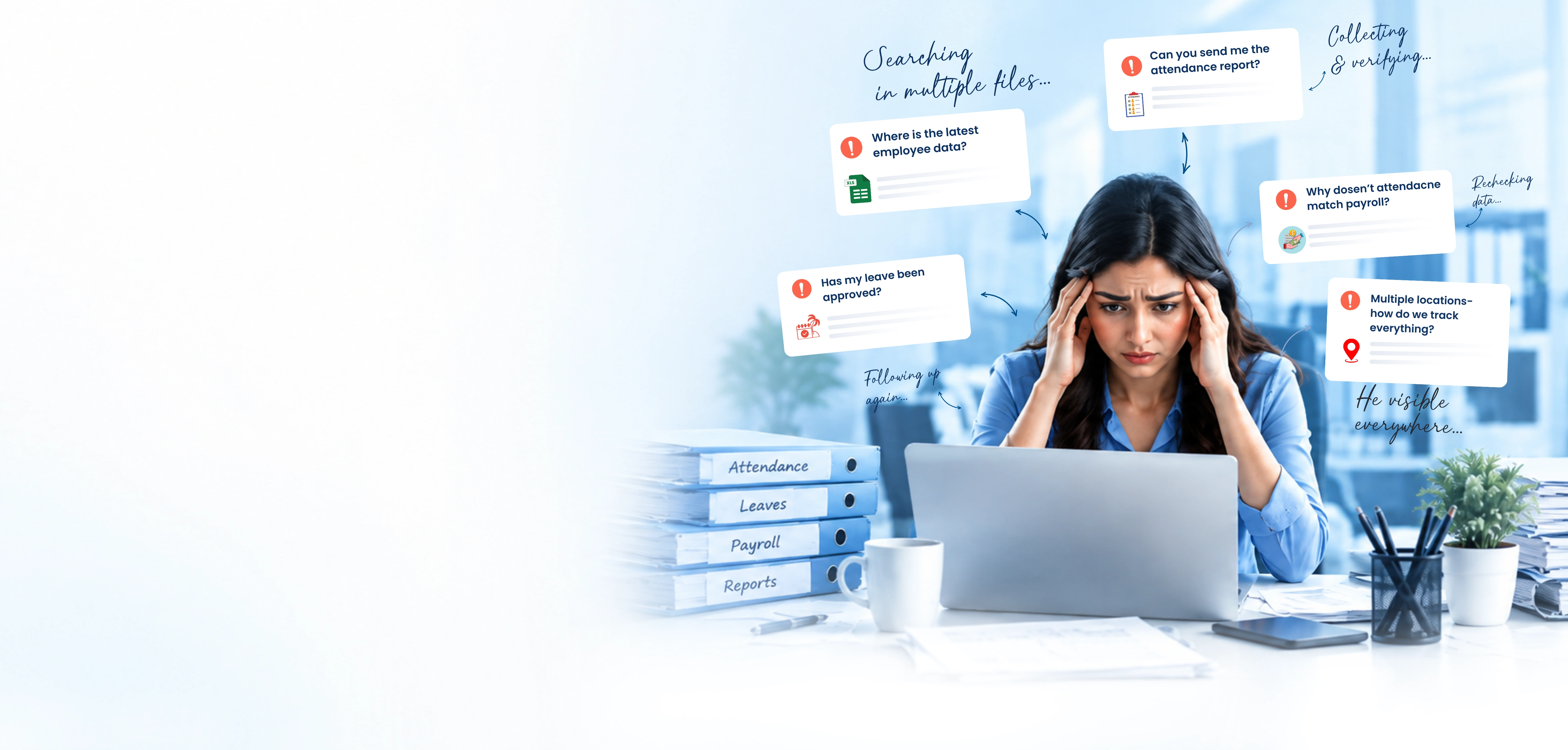 HR team overwhelmed by manual processes