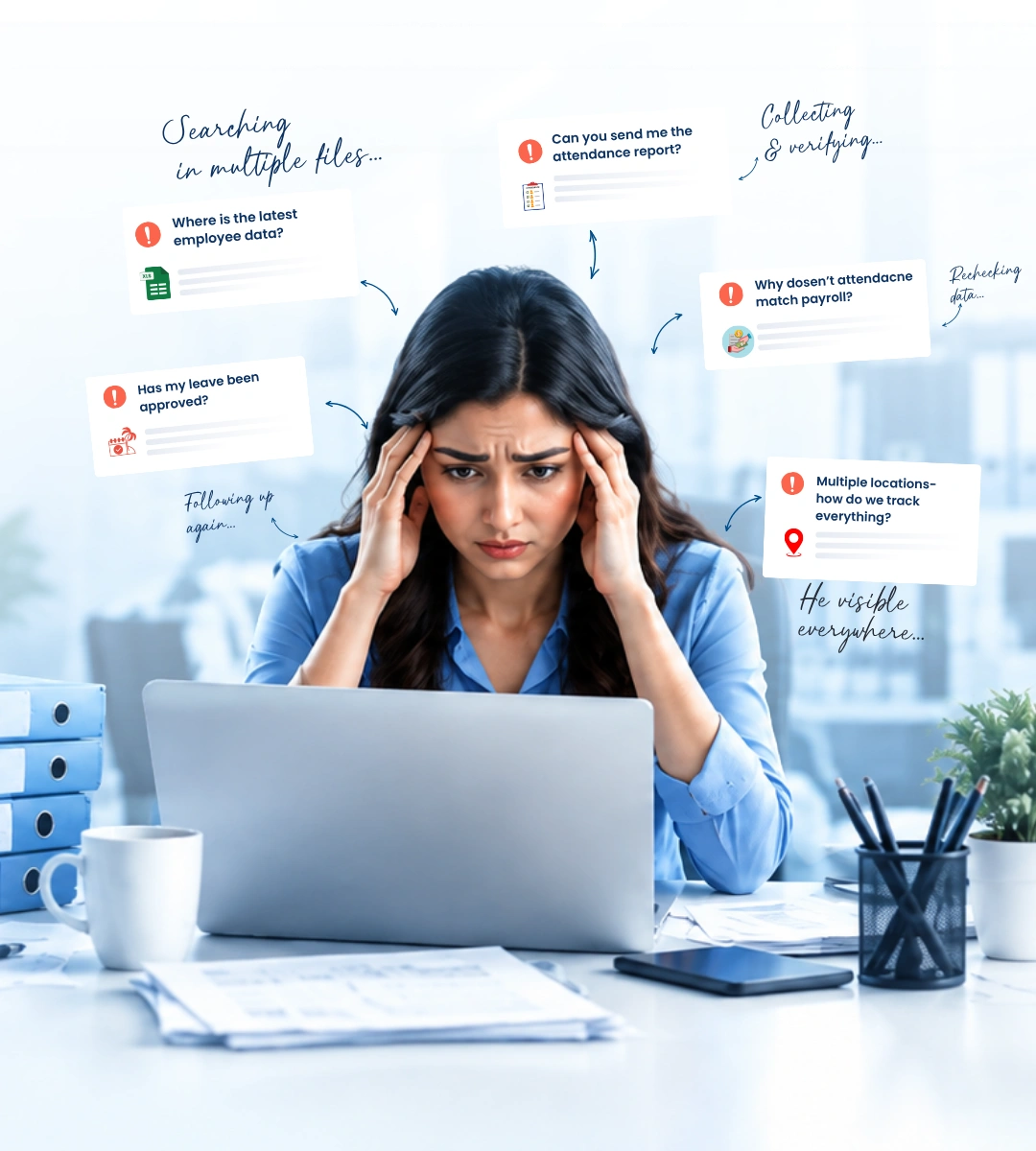 HR team overwhelmed by manual processes